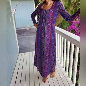 Beautiful hand made cotton_ polyester dress